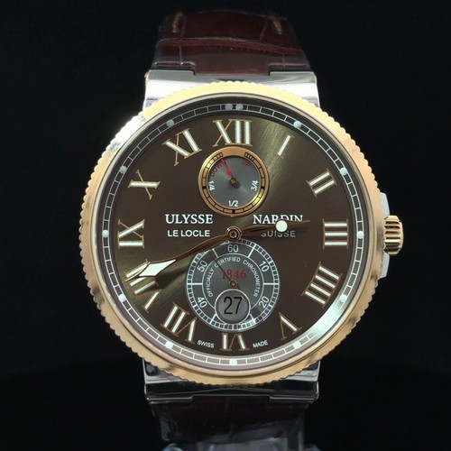 Ulysse Nardin Marine Men's Brown Men's Watch 265-67