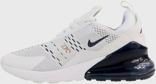 Original Nike Air Max 270 Trainers White Blue CJ4580 100 DB15 - 第 7/7 張圖片