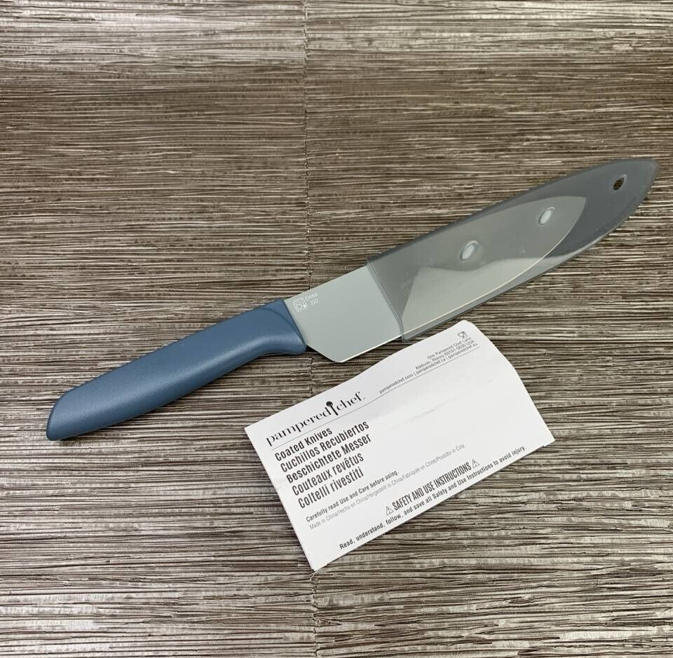 Pampered Chef Coated Knife 22D eBay