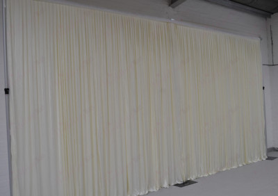 6Mx3M Elfenbein Hochzeit Hintergrund Vorhang zu verkaufen (20ftx10ft)
