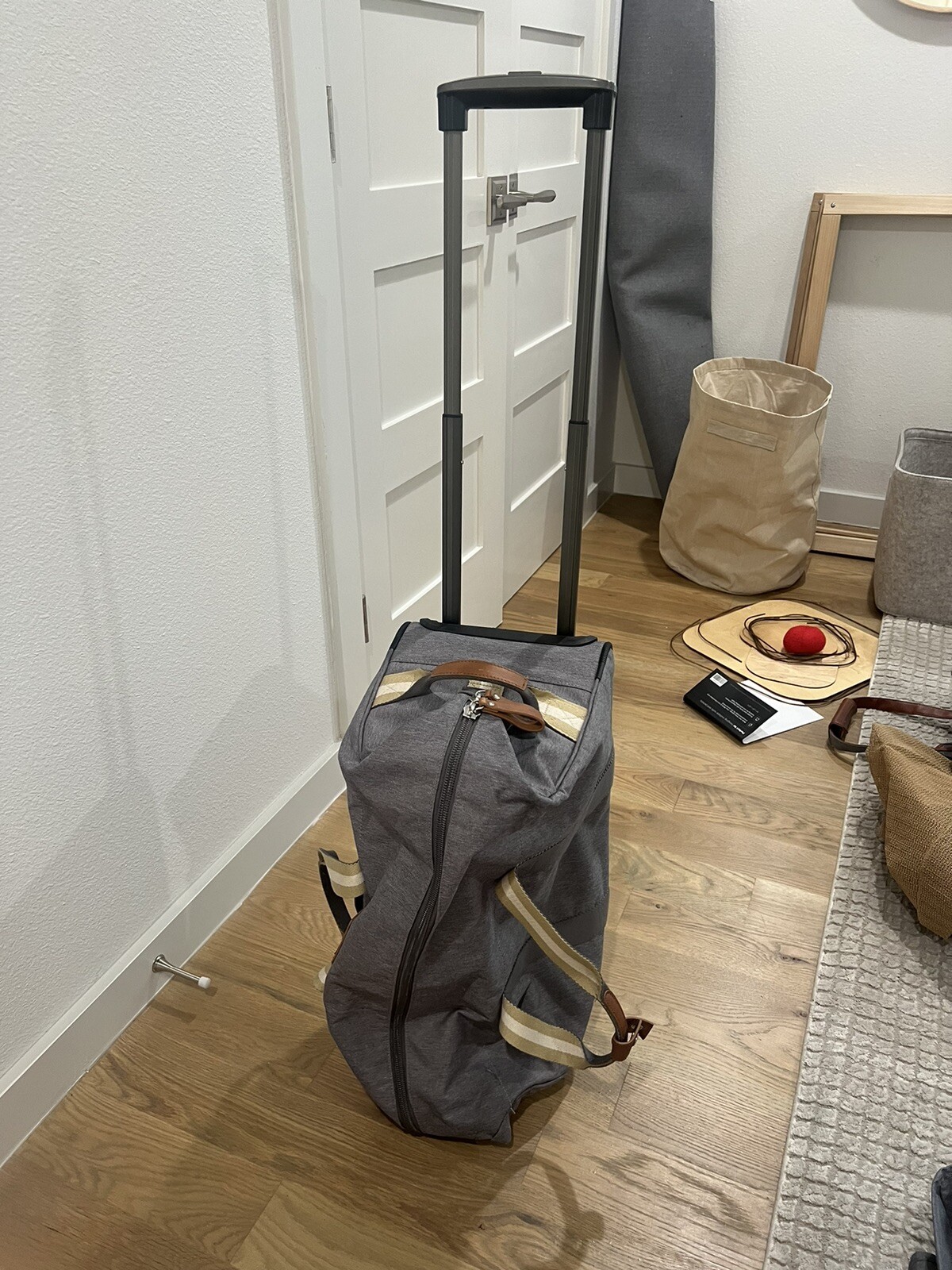 Storksak Changing Bag Holdall Travel Shoulder Bag Grey