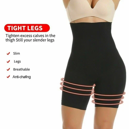 Shapemint Body Shaper Shorts a vita alta - Shapewear per donna controllo pancia - Foto 8 di 15