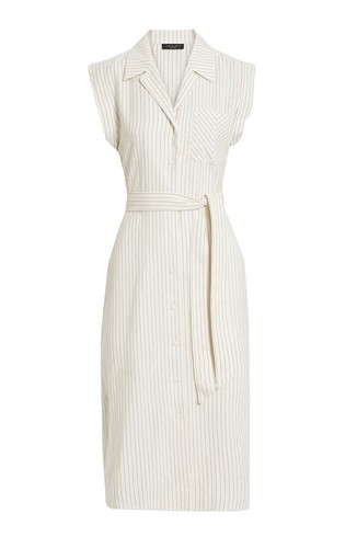 rosalind sleeveless cotton & linen trapeze dress Rag & Bone Rosalind Sleeveless Cotton & Linen Trapeze Dress Black XL LKNEW