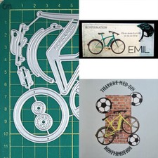 Bicycle Metal Cutting Dies Scrapbooking Paper Crafts Embossing Stencil Die Cut