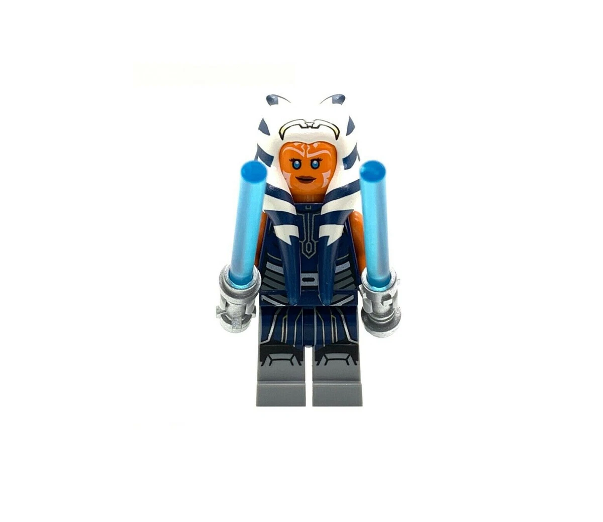 NEW Lego Star Wars Ashoka Tano minifigure w Two Lightsabers 75283 AAT