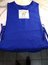 Cobbler Apron - Royal Blue with Kitchen Wizards Logo