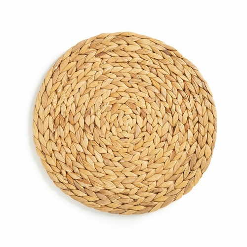 La Redoute Solifa Thick Woven Straw Place Mats Set x4 Natural Dining Placemats - Picture 2 of 5