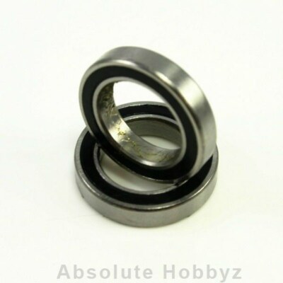 AHZ Ceramic 13x20x4mm Rubber Sealed Wheel Bearings (2) - AHZ-MR2013-2RS-C