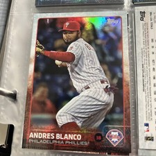 2015 Topps Update Rainbow Foil Andres Blanco #US205 Philadelphia Phillies
