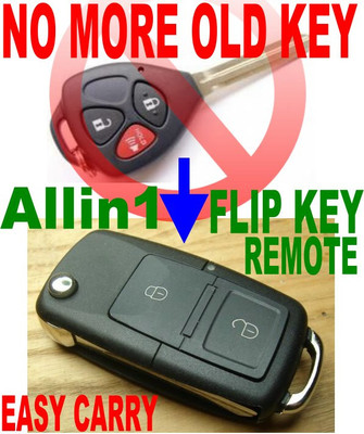 Keyecu Replacement Upgraded Flip Key Remote Car Key Fob 3 Button 433mhz Id47 Chi - Foto 6