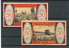 Brema 2 razy 50 fenigów Notgeld / Zamek obronny Johanna Harjesa ..........2/25680