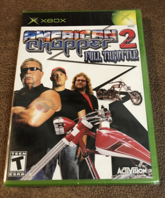 American Chopper 2: Full Throttle Microsoft Xbox 2005 Activision New Sealed