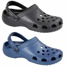 Mens Ladies Rubber Clog Mules Nursing Garden Beach Sandals Hospital Pool Shoes