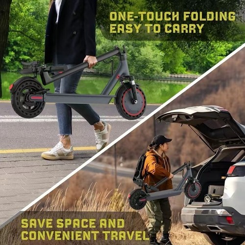AOVOPRO TMAX 500W 10' Foldable Electric Scooter, 22MPH with Dual Braking System - Picture 10 of 13