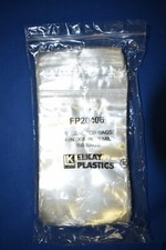 Clear Cello Reclosable Polypropylene Zip Seal lock Hang Hole Plastic Bags 2 Mil