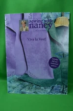 Sewing With Nancy Viva La Vest Full Size Multisized Pattern Included,NEW