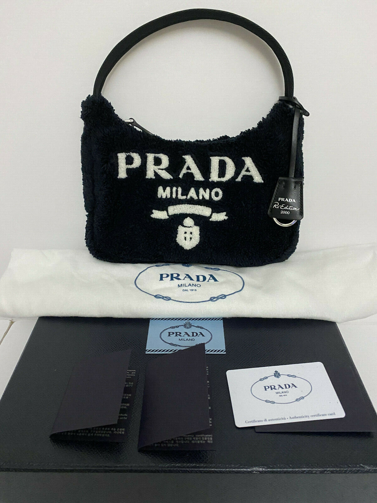 PRADA Re-Edition2000 テリーミニバッグ ハンドバッグ