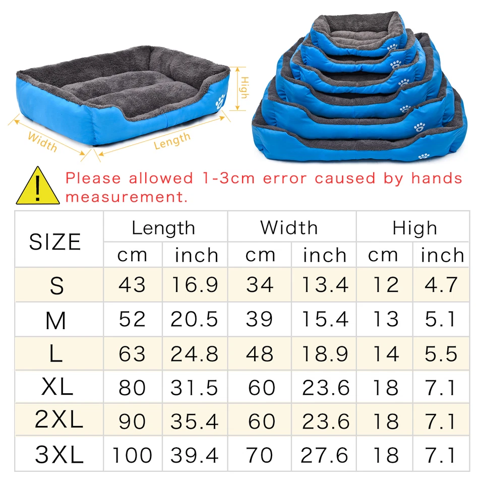 Large Pet Dog Cat Bed Puppy Cushion House Pet Soft Warm Kennel Dog Mat Blanket - image 3 of 4