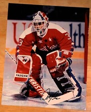 Don Beaupre signed photo 8x10 Washington Capitals