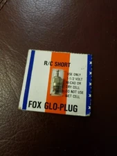 Fox Plugs -  one single Fox 1.5V R/C Short Glo-Plug - one New Plug!