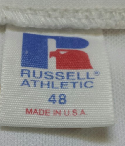Camiseta deportiva auténtica vintage de los Medias Rojas de Boston Russell talla 48 - Imagen 6 de 8