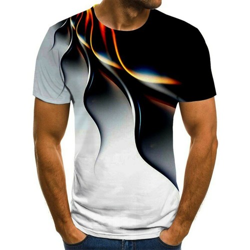 T-shirt stampa 3D uomo donna taglia incredibile grafica casual top magliette - Foto 7 di 8