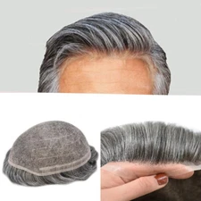 Toupee For Men Swiss Welded Lace Mens Hairpiece Hair System Mens Toupee