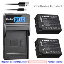 Kastar Battery LCD USB Charger for Panasonic DMW-BLC12  Panasonic Lumix DMC-G7