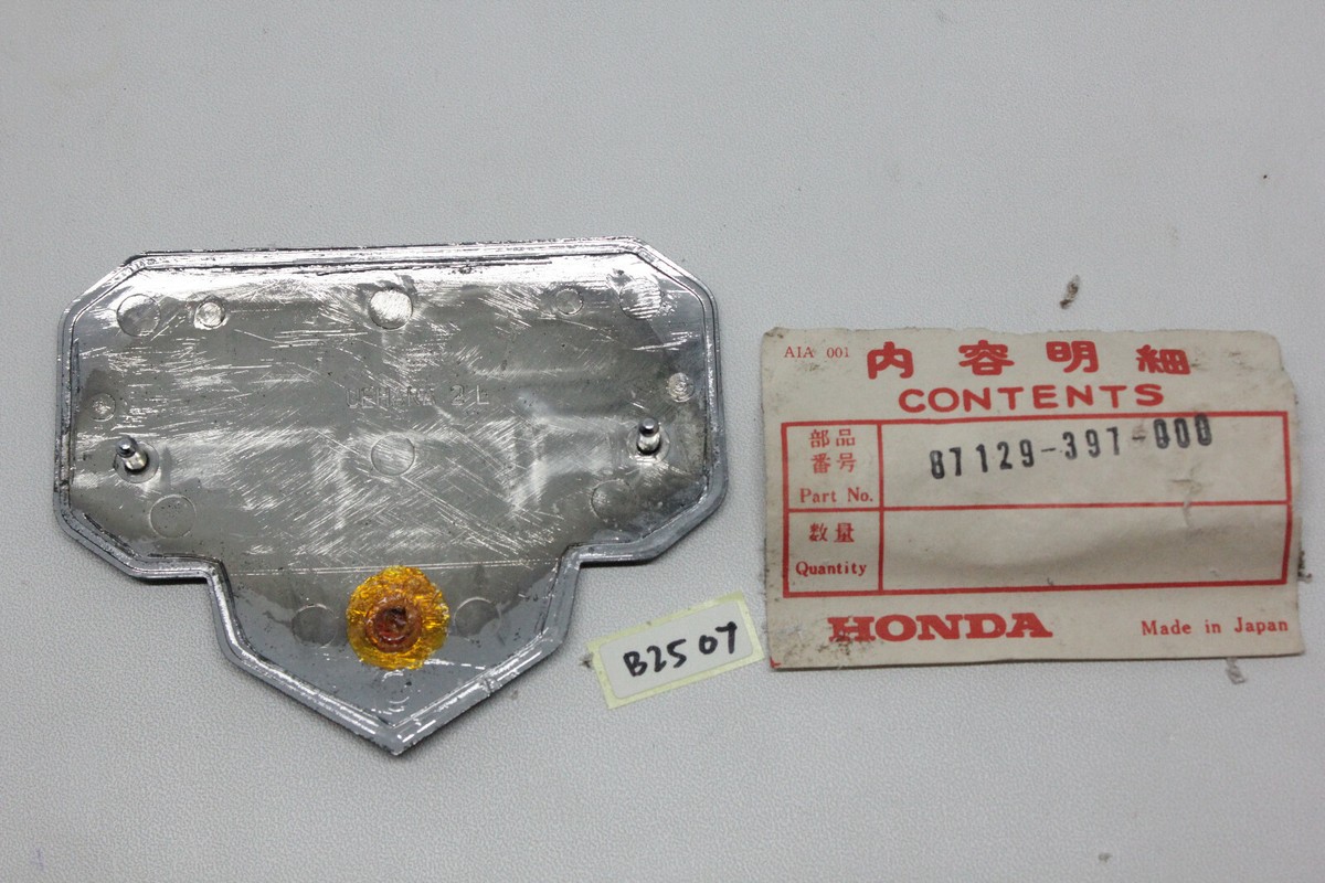 パーツ HONDA CG125 HONDA CG125 CG-125 SIDE COVER EMBLEM BADGE RH NOS GENUINE | eBay