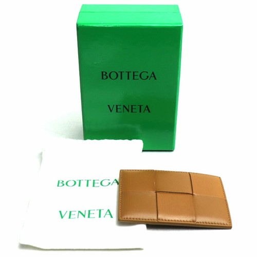Bottega Veneta BOTTEGAVENETA Cassette Credit Case Card Brown 651401 Women's Used - Picture 6 of 6