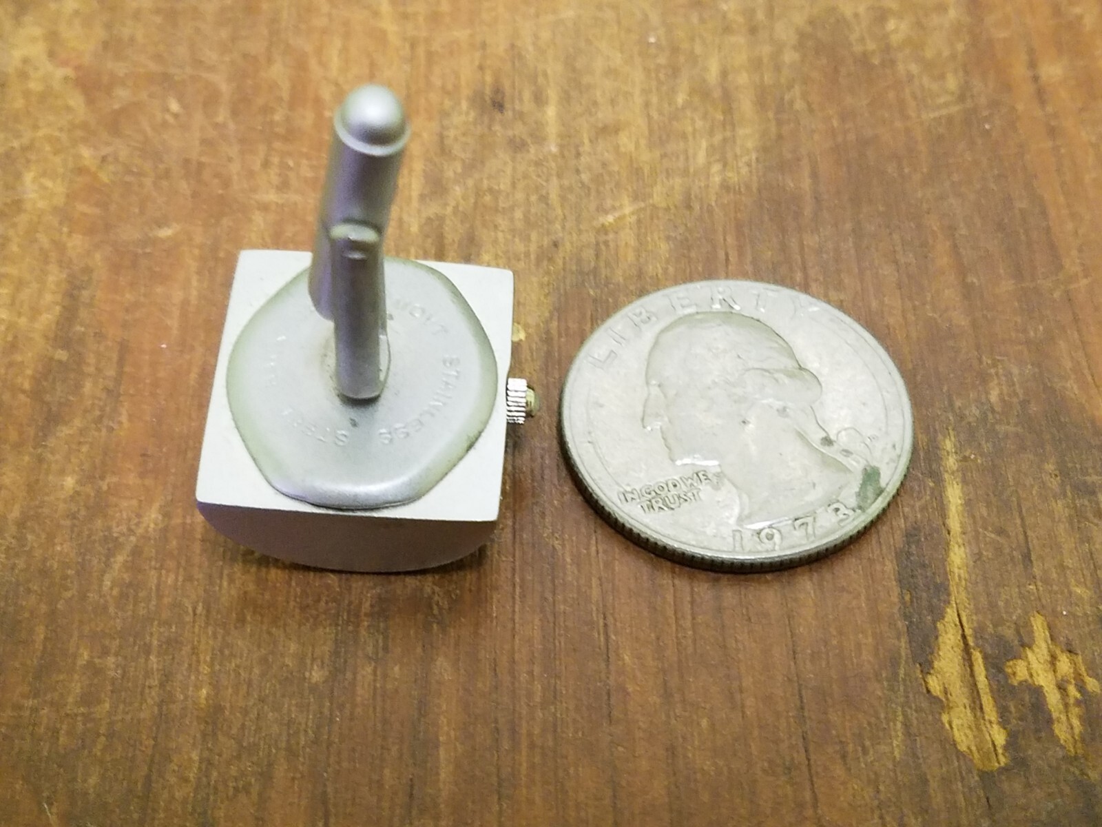 Jan Leslie Rectangular Watch Cufflinks Silver & B… - image 6