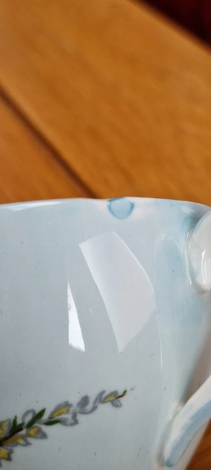 Чашка, блюдце и тарелка E.Brain Foley Bone China Trio «Highland Heather» - Изображение 2 из 4