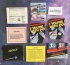 Vtg NES Insert Nintendo Instruction Manual, Posters, Reg Card, Adverts 80’s