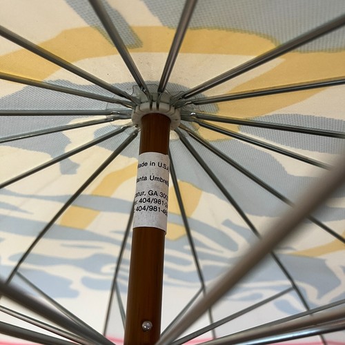 Vintage Umbrella Greater Greensboro Open Large Golf Shade KMart FOCC 1938 RARE - Picture 3 of 8