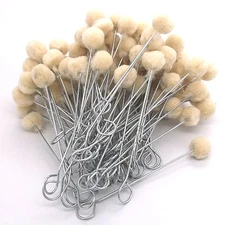 Wool Dauber 100 Pack 3445-99 by Stecksstore For Leather Dyes, Sealers