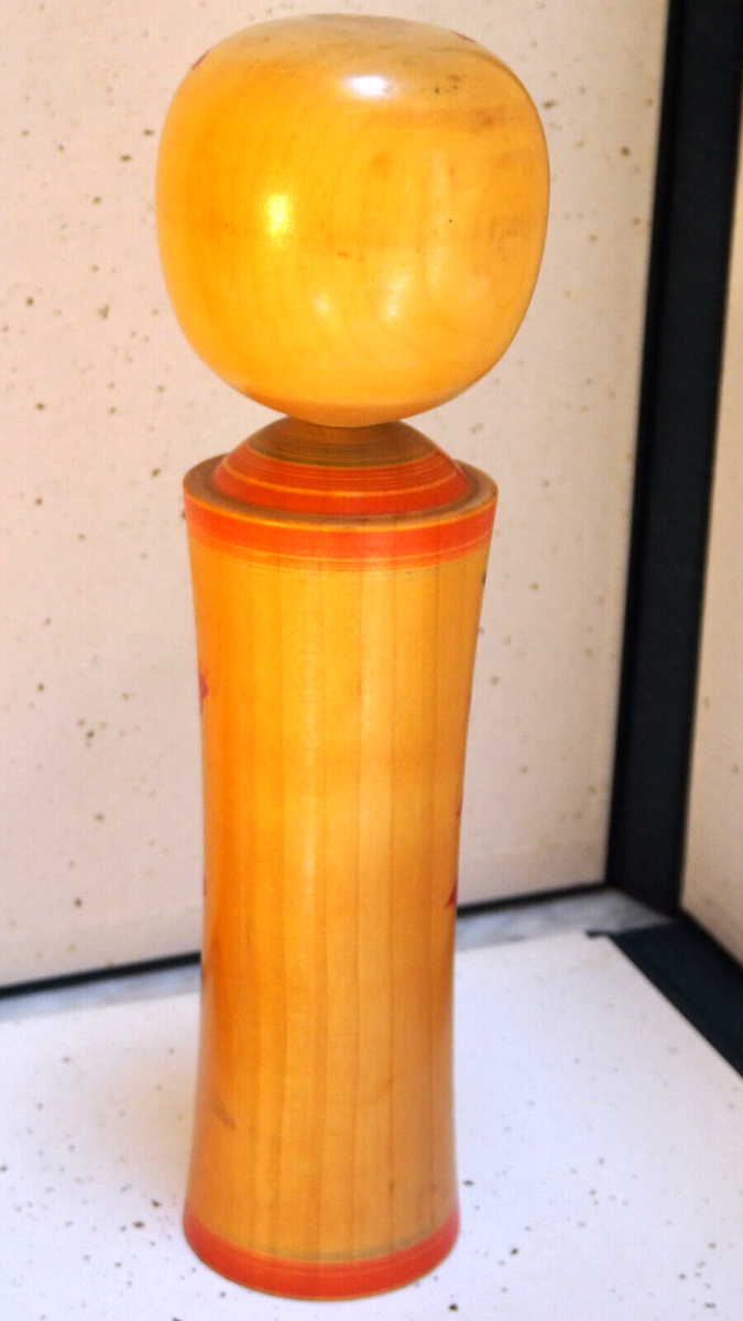 Kokeshi japonaise vintage Naruko signée Shōzō, japon, 1950/70