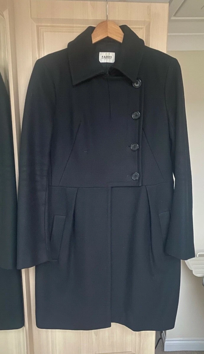 Nicole farhi wool coat cheap