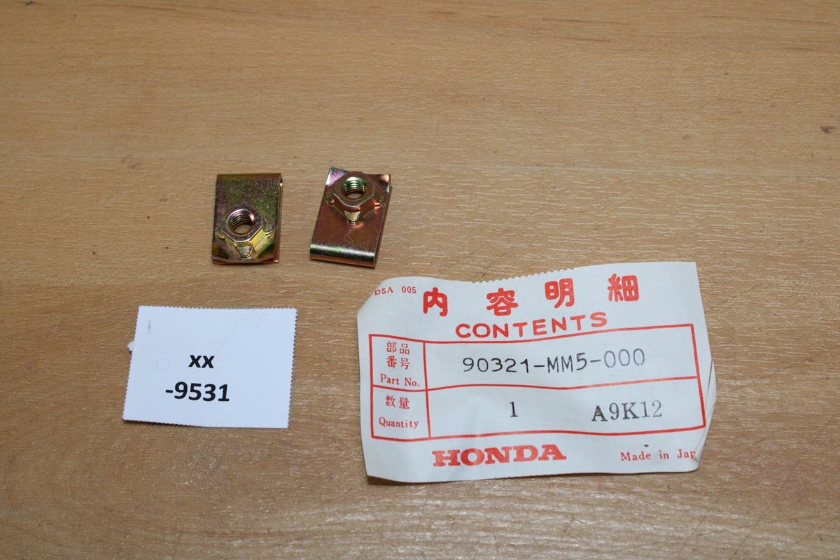 Honda 90321-MM5-000 Nut, Clip, 6mm NOS NEU genuine xx9531 | eBay