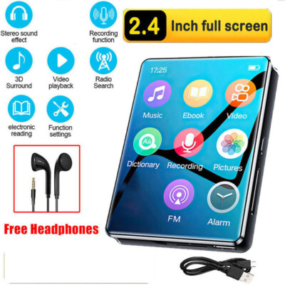 MP3 Player BT(Blue-tooth) 5.0 Sport 128GB mit 2.4 Zoll TFT Farbbildschirm KG