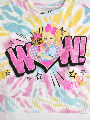 Jojo Siwa Sweater Girls Small 6-6X Tie Dye Sweater Long Sleeve Shirt Gift Kids - Picture 2 of 3