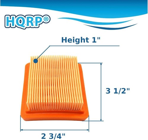 4-Pack HQRP Luftfilter für Stihl BT Fr FS HT Km MM Sp Serie Werkzeug Systeme - Bild 3 von 8