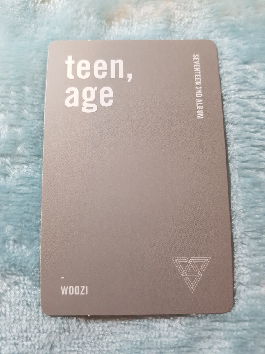 SEVENTEEN 2nd Album TEEN, AGE Clap Woozi Type-A Photo Card