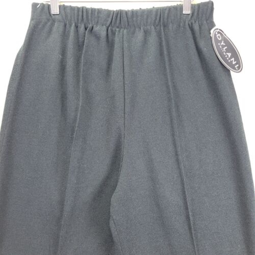 Dylani Knitwear Womens Black Knit Tapered High Waist Pants Size Large Nwt - Picture 5 of 17