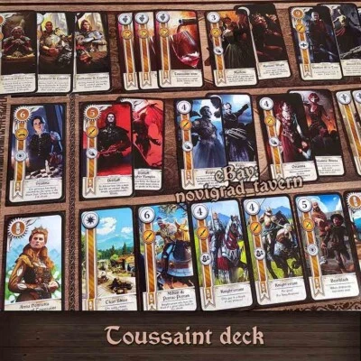 Gwent cards 2.0 - Witcher - New custom deck - "Toussaint"