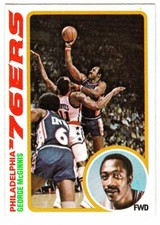 1978-79 TOPPS #90 GEORGE MCGINNIS Philadelphia 76ers Basketball Card