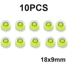 10PC Round Bubble Level Mini-Spirit Level Measurement Instruments 18 x 9mm