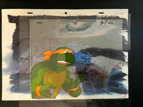 Teenage Mutant Ninja Turtles Michelangelo Production Animation Cell - Picture 6 of 9