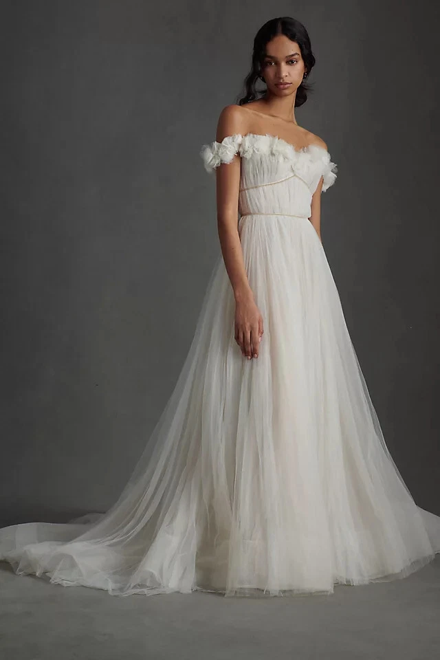 BHLDN Watters Corrine Bridal Gown Size 4 Brand New Never Used | eBay