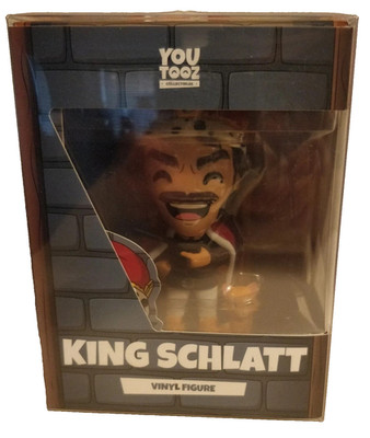 YouTooz King Schlatt 5.2-Inch Vinyl Collectible Figure With Jambo Cat - Official Original Collection