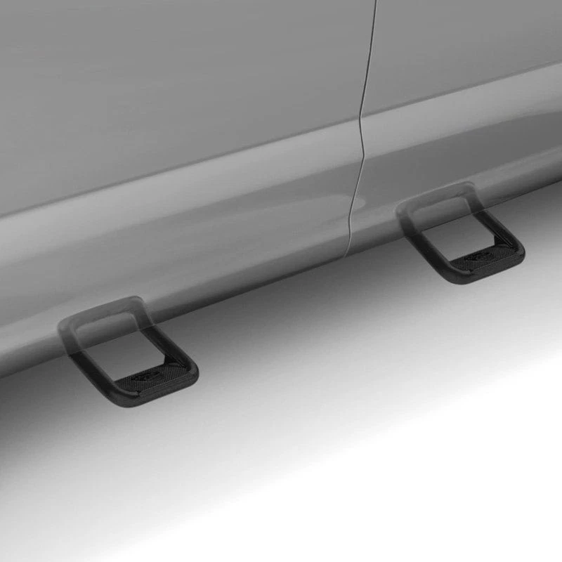 For Mercedes-Benz Sprinter 3500 10-25 CARR 105771 Hoop II Black Aluminum Steps Foto 2 de 3